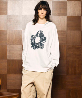 [25AW PRE-ORDER] Nuance Graphics Hand Stitching Long Sleeve TEE