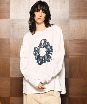 [25AW PRE-ORDER] Nuance Graphics Hand Stitching Long Sleeve TEE