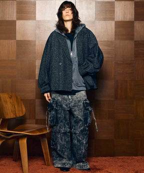 Big Pocket 2way Buggy Denim Cargo Pants