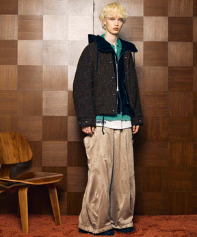 Gradation Short Length Prime-Over V-Neck Knit Pullover