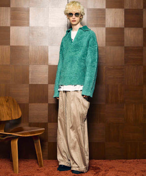 Gradation Short Length Prime-Over V-Neck Knit Pullover