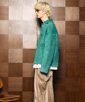 Gradation Short Length Prime-Over V-Neck Knit Pullover