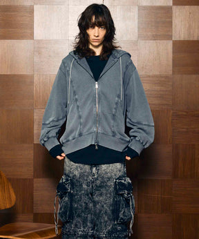 Prime-Over Crew Neck Long Sleeve Waffle T-Shirt