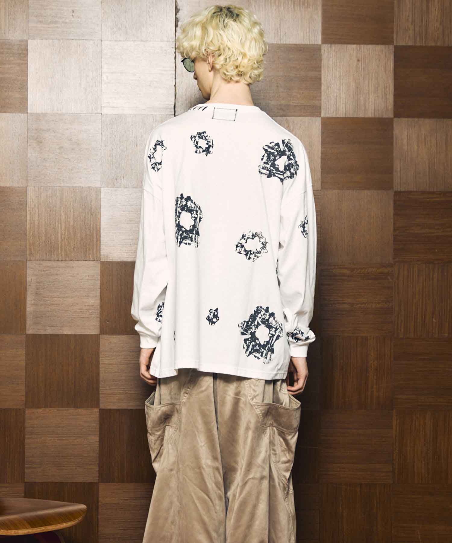 [25AW PRE-ORDER] Nuance Graphics Hand Stitching Long Sleeve TEE