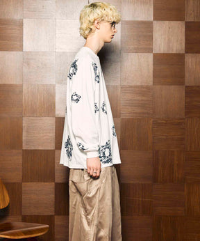 [25AW PRE-ORDER] Nuance Graphics Hand Stitching Long Sleeve TEE