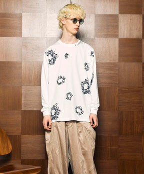 [25AW PRE-ORDER] Nuance Graphics Hand Stitching Long Sleeve TEE