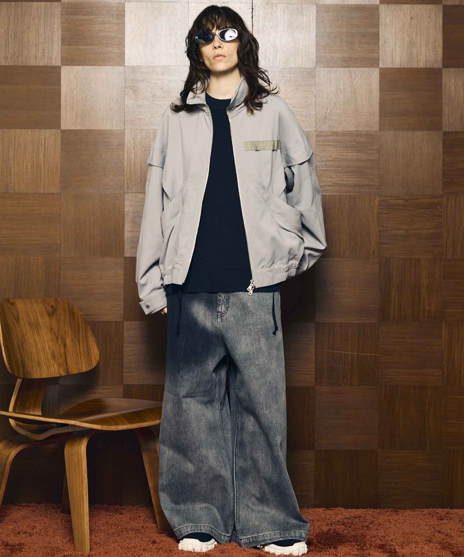 주요 멀티 포켓 블루슨