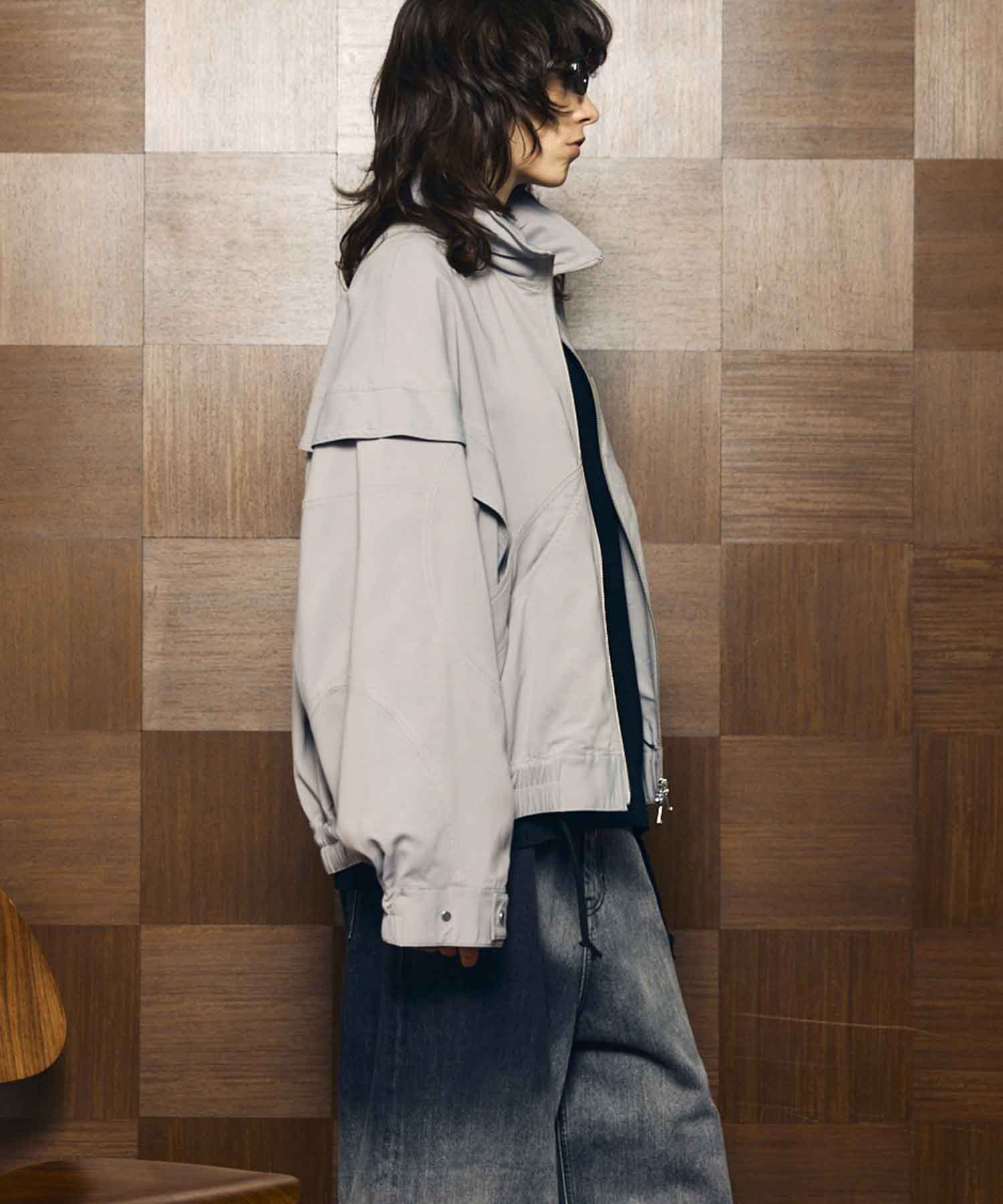 주요 멀티 포켓 블루슨