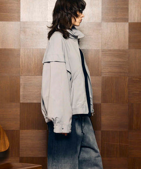 주요 멀티 포켓 블루슨