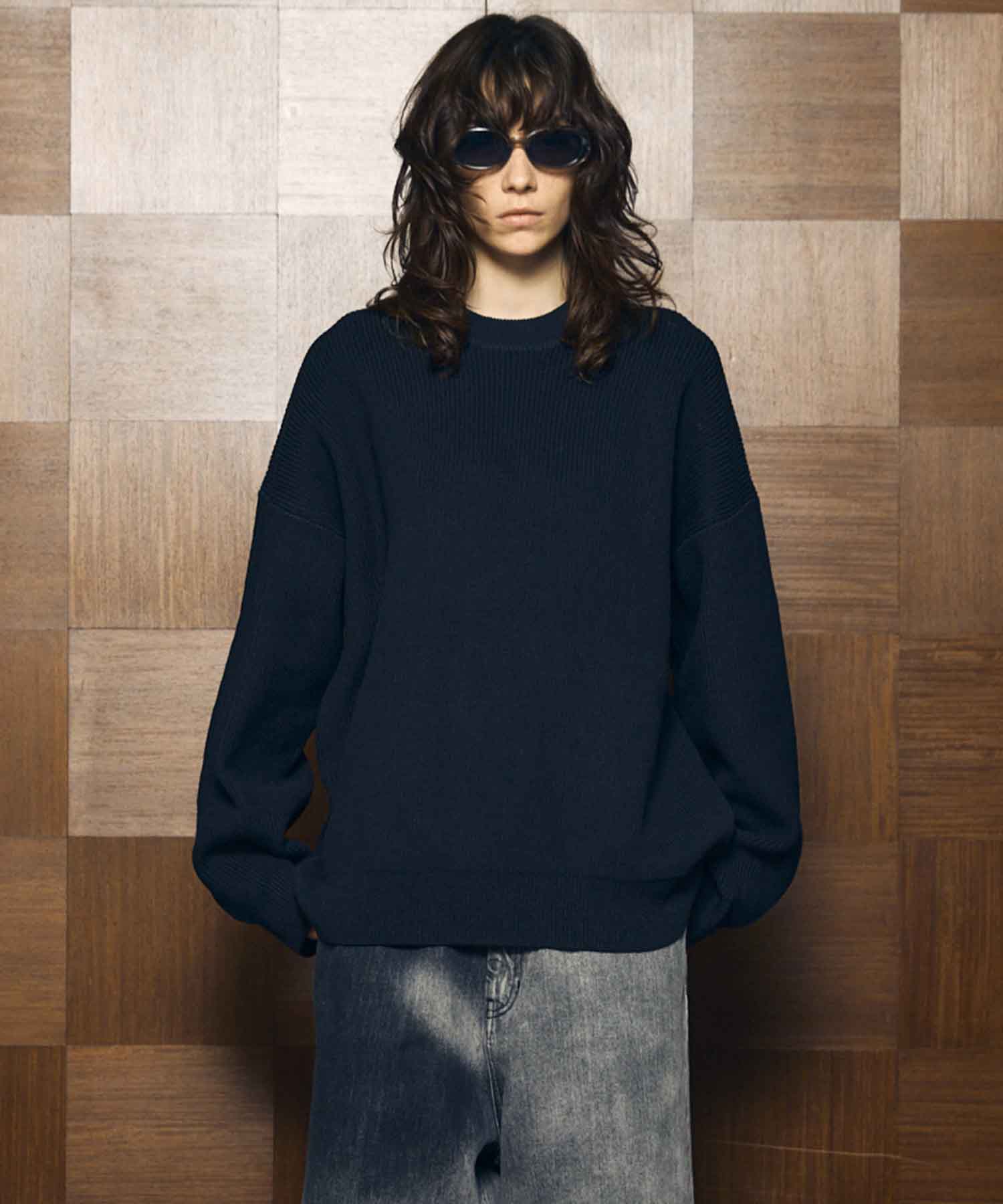 Gradation Short Length Prime-Over V-Neck Knit Pullover