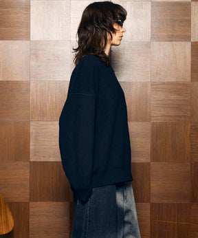 Gradation Short Length Prime-Over V-Neck Knit Pullover