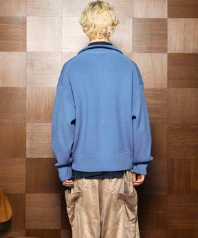 Gradation Short Length Prime-Over V-Neck Knit Pullover