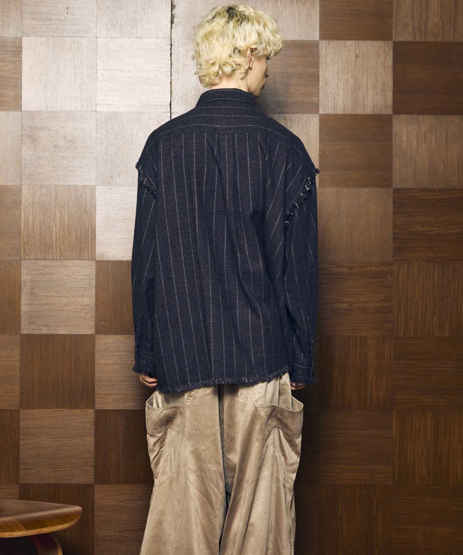 [Sales open at 12:00 pm on Saturday, September 13th] [Italian Dead Stock Fabric] Prime-Over Cut Off Shirts