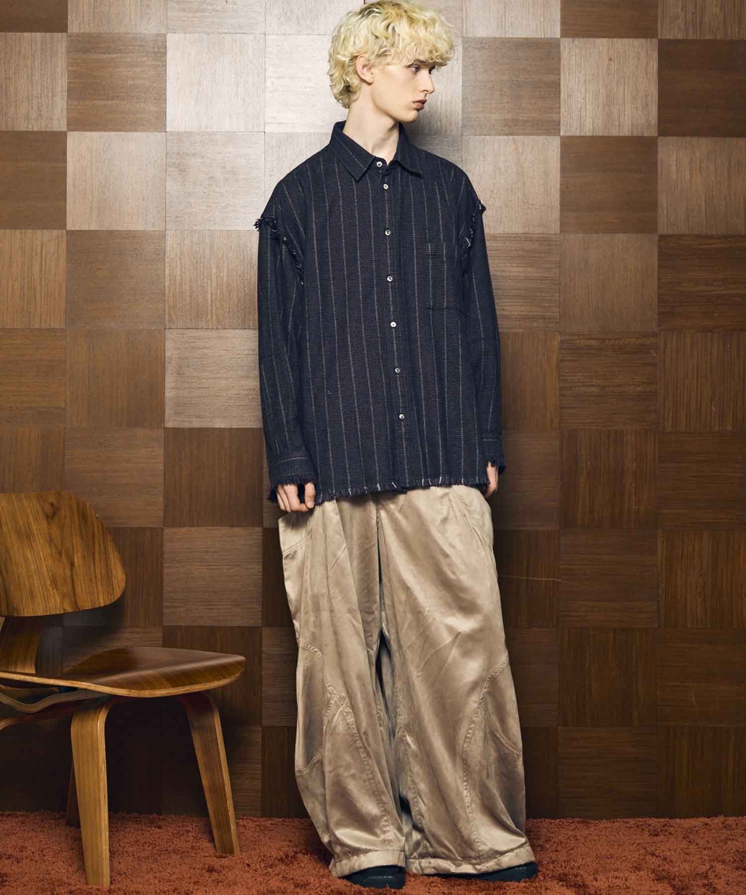 [Sales open at 12:00 pm on Saturday, September 13th] [Italian Dead Stock Fabric] Prime-Over Cut Off Shirts