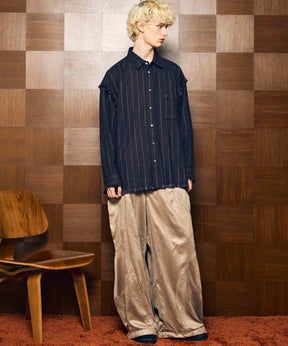 [Sales open at 12:00 pm on Saturday, September 13th] [Italian Dead Stock Fabric] Prime-Over Cut Off Shirts