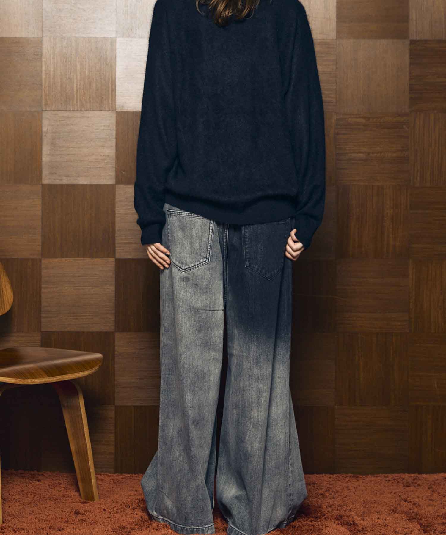 セルジョ様せんよう Hyper Wide Denim Baggy Pants