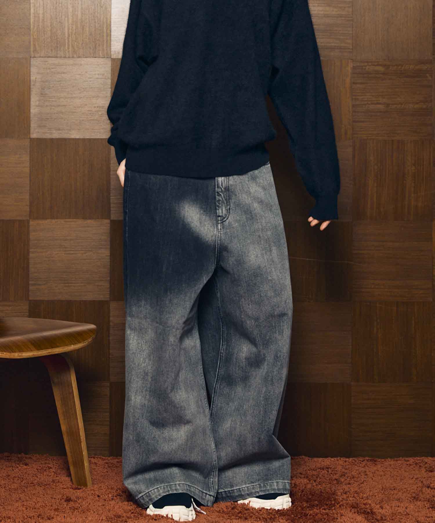 Hyper Wide Denim Baggy Pants