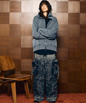 Big Pocket 2way Buggy Denim Cargo Pants