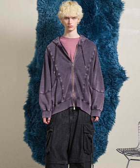 Prime-Over Crew Neck Long Sleeve Waffle T-Shirt