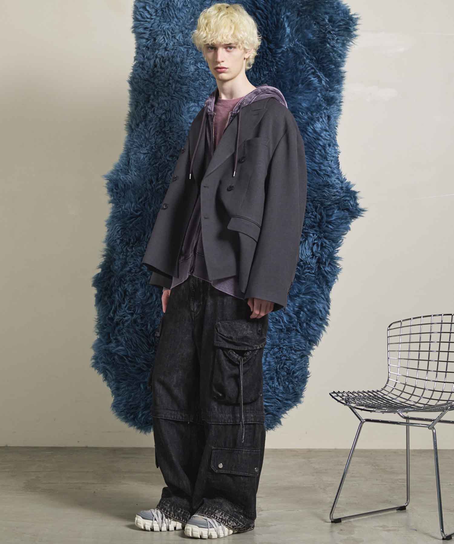 Prime-Over Crew Neck Long Sleeve Waffle T-Shirt