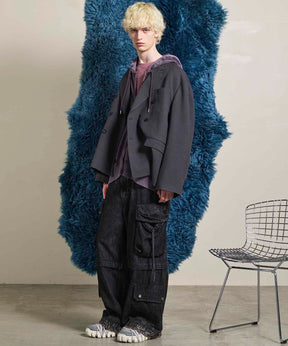 Prime-Over Crew Neck Long Sleeve Waffle T-Shirt