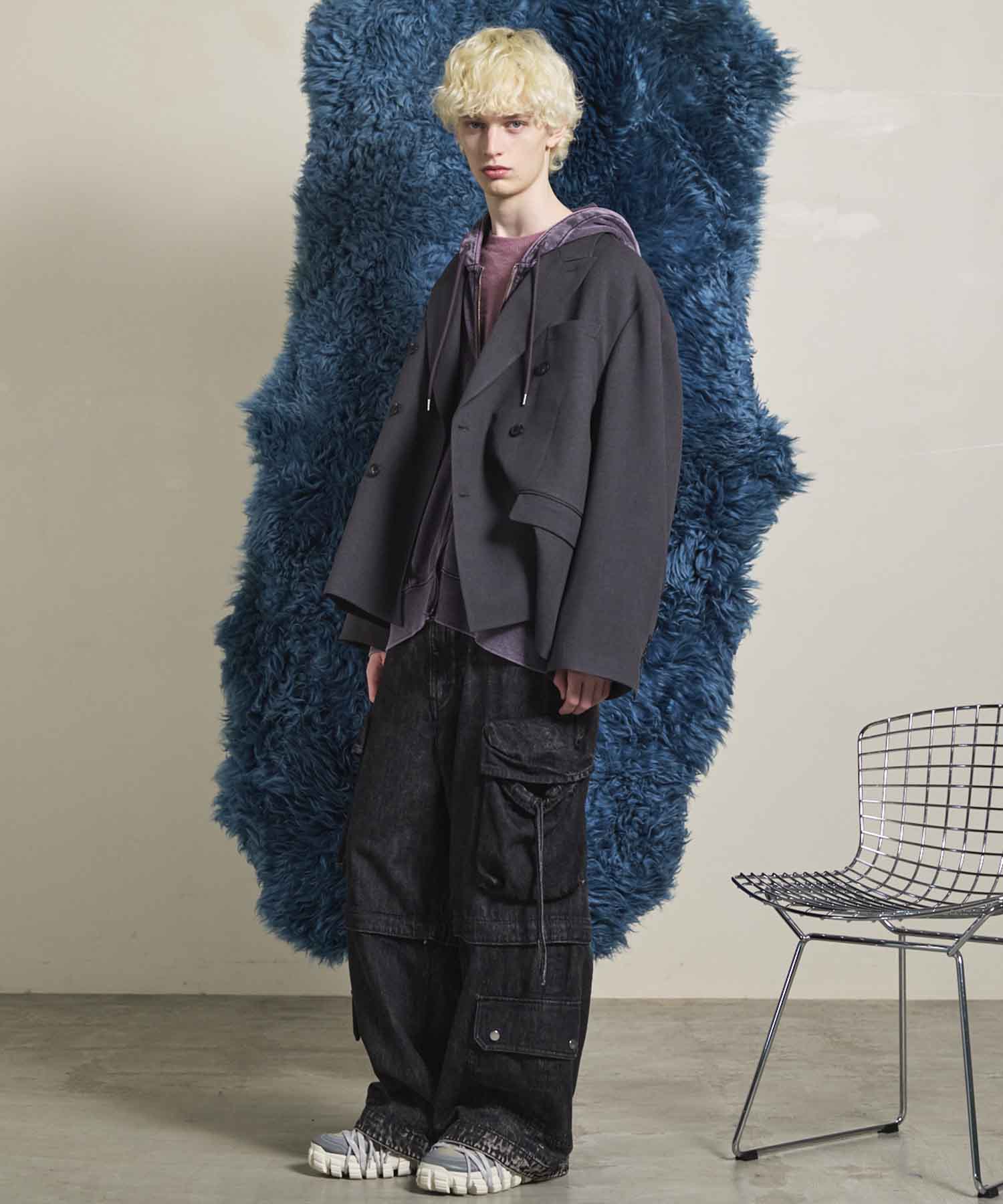 Big Pocket 2way Buggy Denim Cargo Pants