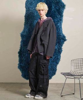 Big Pocket 2way Buggy Denim Cargo Pants