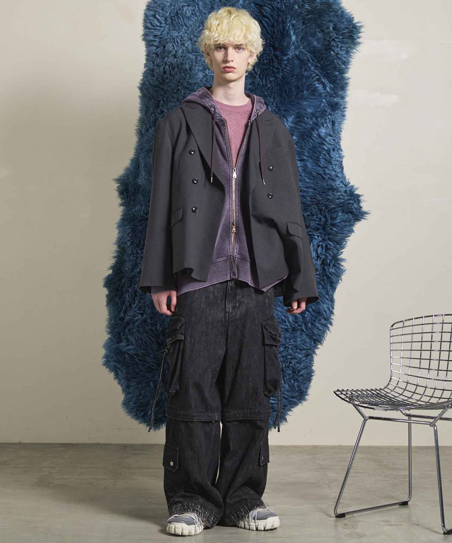 Gradation Short Length Prime-Over V-Neck Knit Pullover