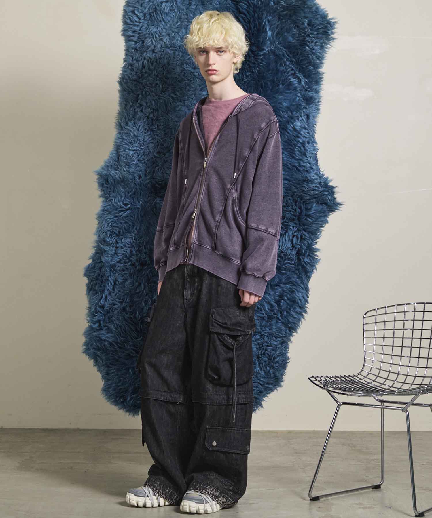 Gradation Short Length Prime-Over V-Neck Knit Pullover