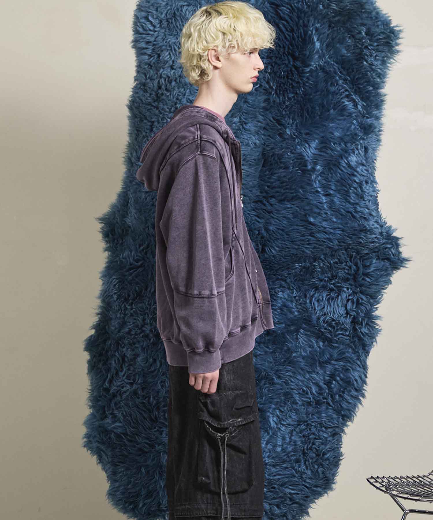 Prime-Over Crew Neck Long Sleeve Waffle T-Shirt