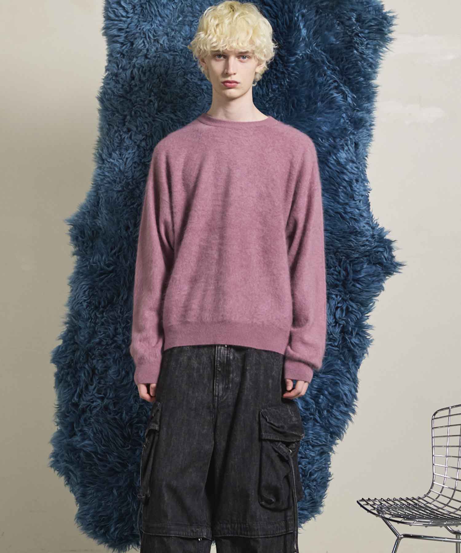 Gradation Short Length Prime-Over V-Neck Knit Pullover