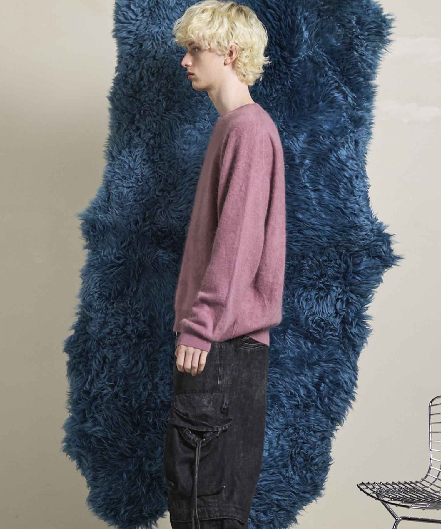 Gradation Short Length Prime-Over V-Neck Knit Pullover