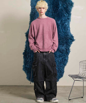 Big Pocket 2way Buggy Denim Cargo Pants