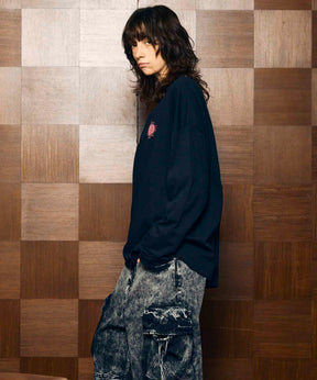 [25AW PRE-ORDER] Nuance Graphics Hand Stitching Long Sleeve TEE