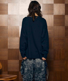 [25AW PRE-ORDER] Nuance Graphics Hand Stitching Long Sleeve TEE