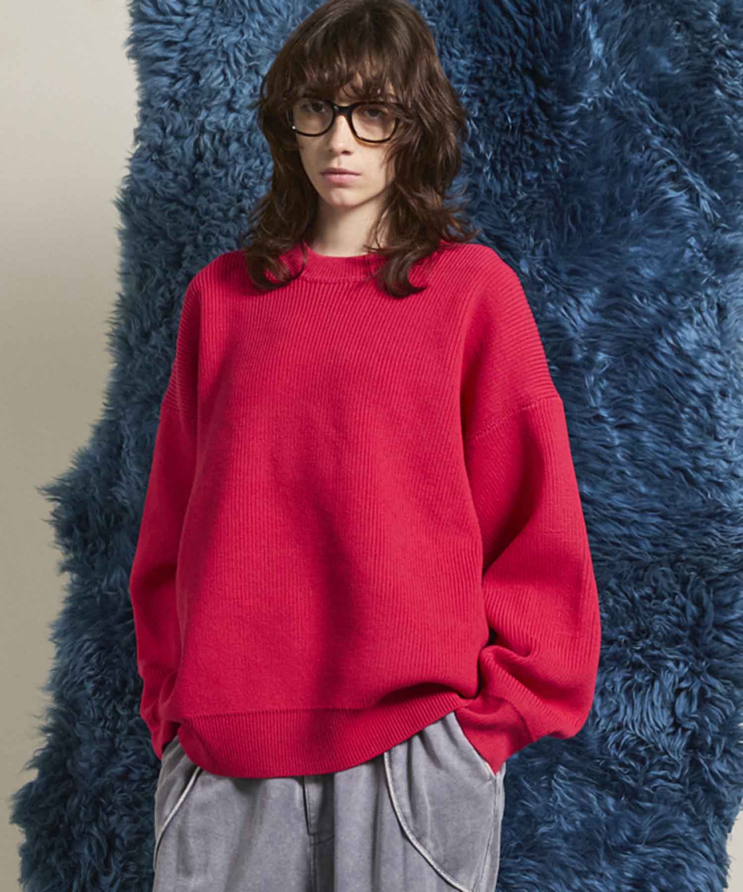 Gradation Short Length Prime-Over V-Neck Knit Pullover