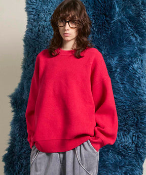 Gradation Short Length Prime-Over V-Neck Knit Pullover