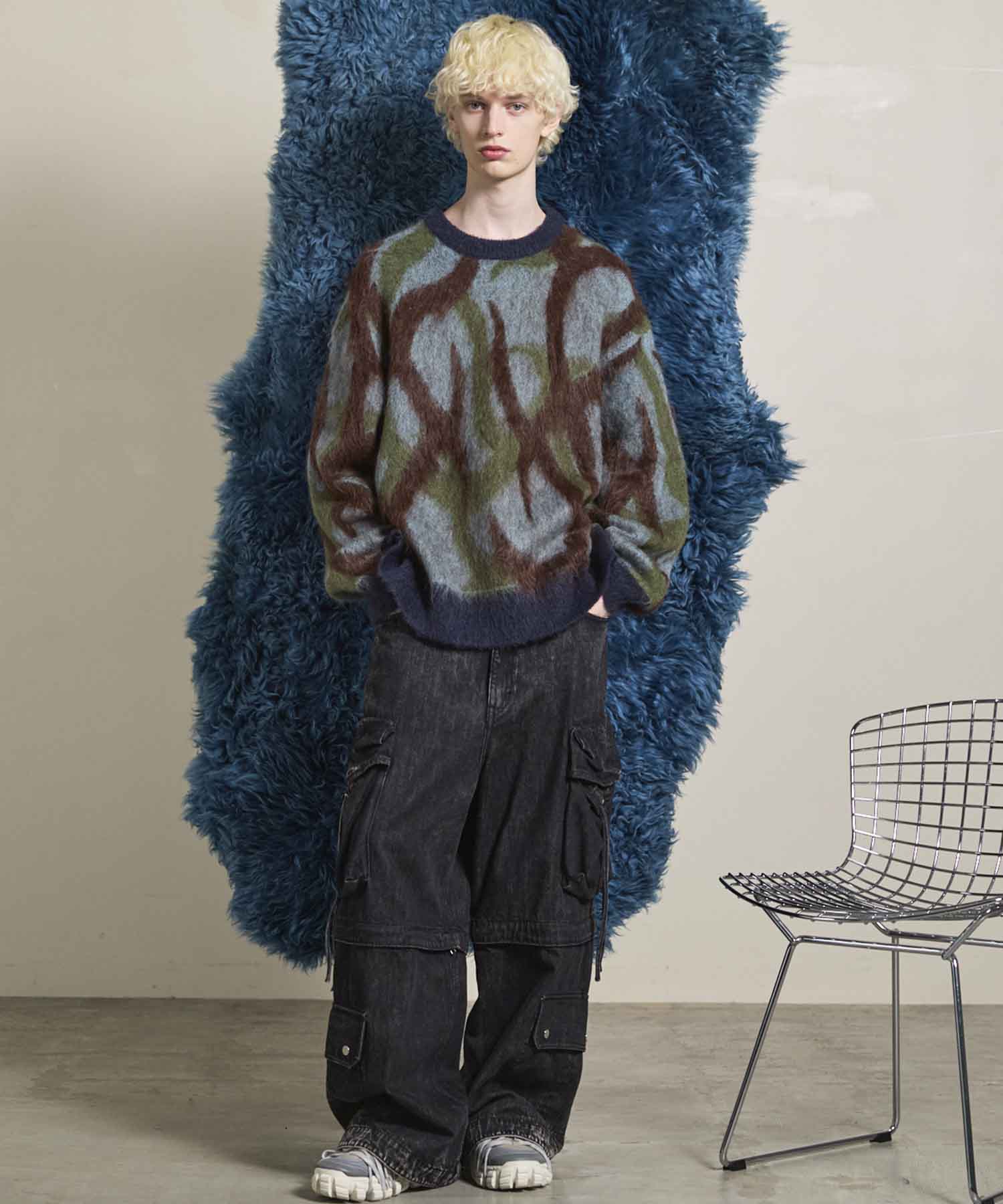 Big Pocket 2way Buggy Denim Cargo Pants