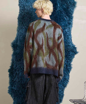 Gradation Short Length Prime-Over V-Neck Knit Pullover