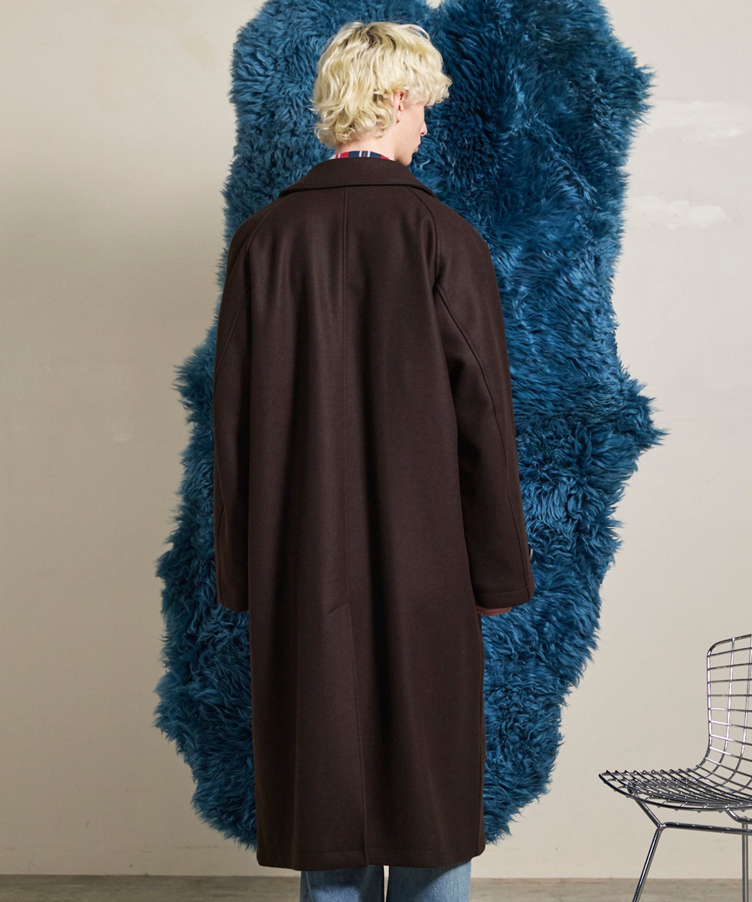 ジャケット・アウター Super140s PrimeOver Melton Balmachan Super140s Prime-Over Melton Balmachan Coat