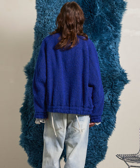 【Italian Dead Stock Fabric】Prime-Over Curved Pocket Blouson