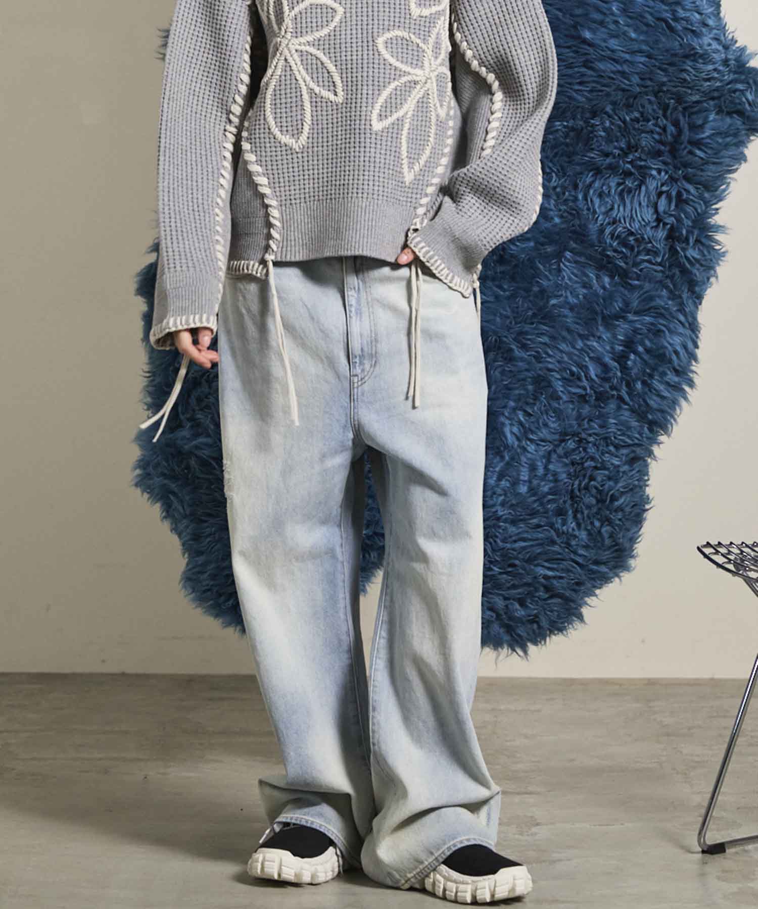 10.5oz Straight Denim Pants