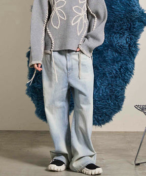 10.5oz Straight Denim Pants