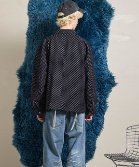 【Italian Dead Stock Fabric】Prime-Over Curved Pocket Jacket