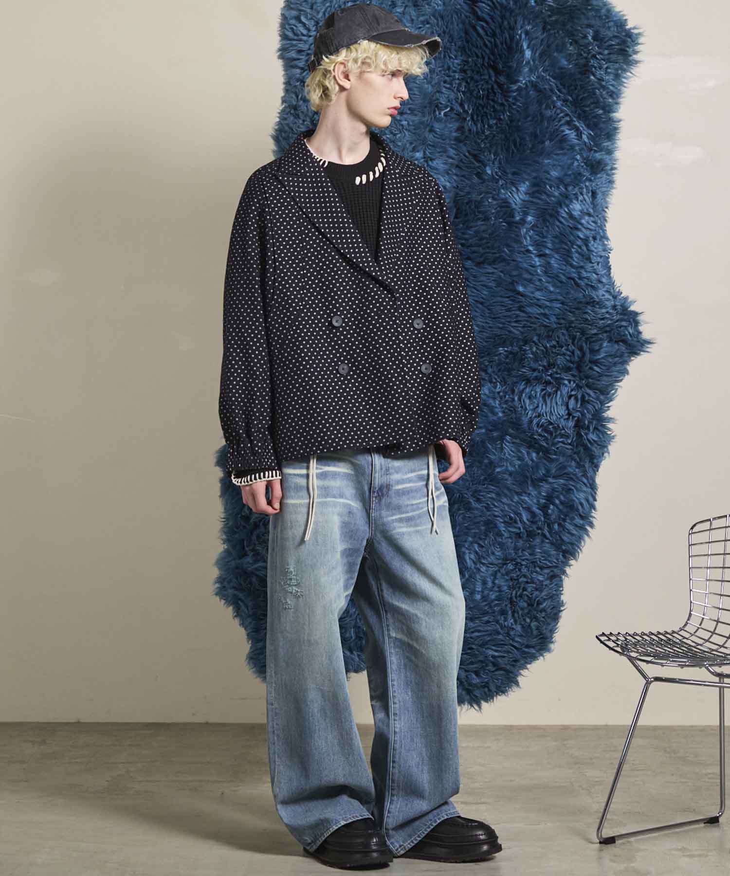 10.5oz Straight Denim Pants