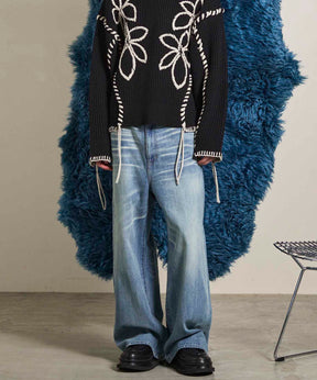 10.5oz Straight Denim Pants