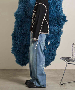 10.5oz Straight Denim Pants