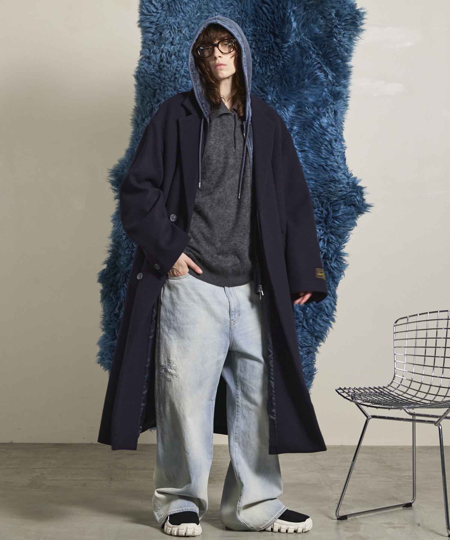 Gradation Short Length Prime-Over V-Neck Knit Pullover