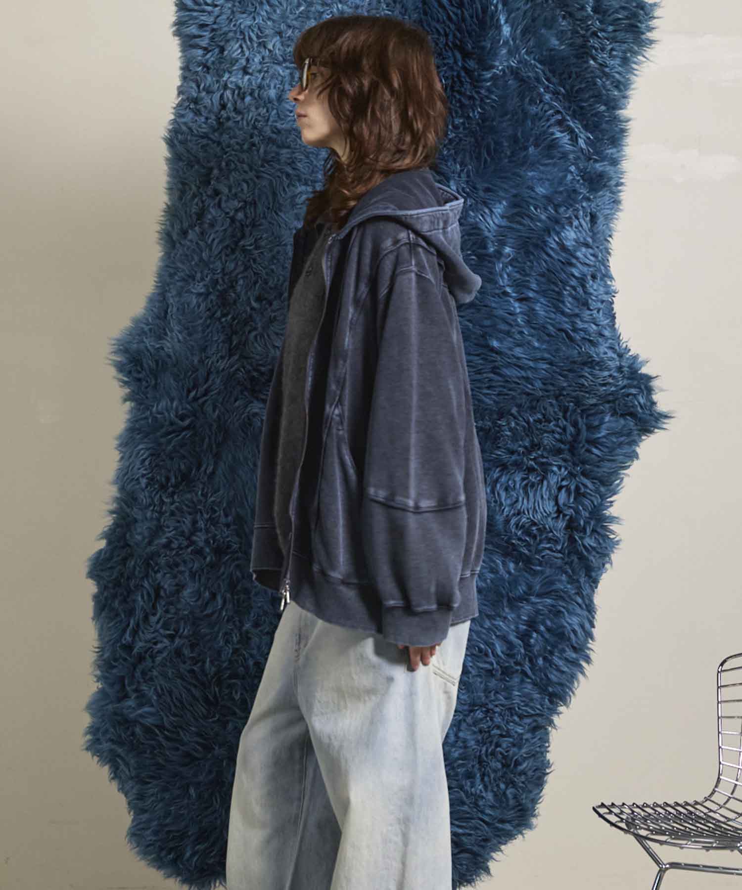 Prime-Over Crew Neck Long Sleeve Waffle T-Shirt