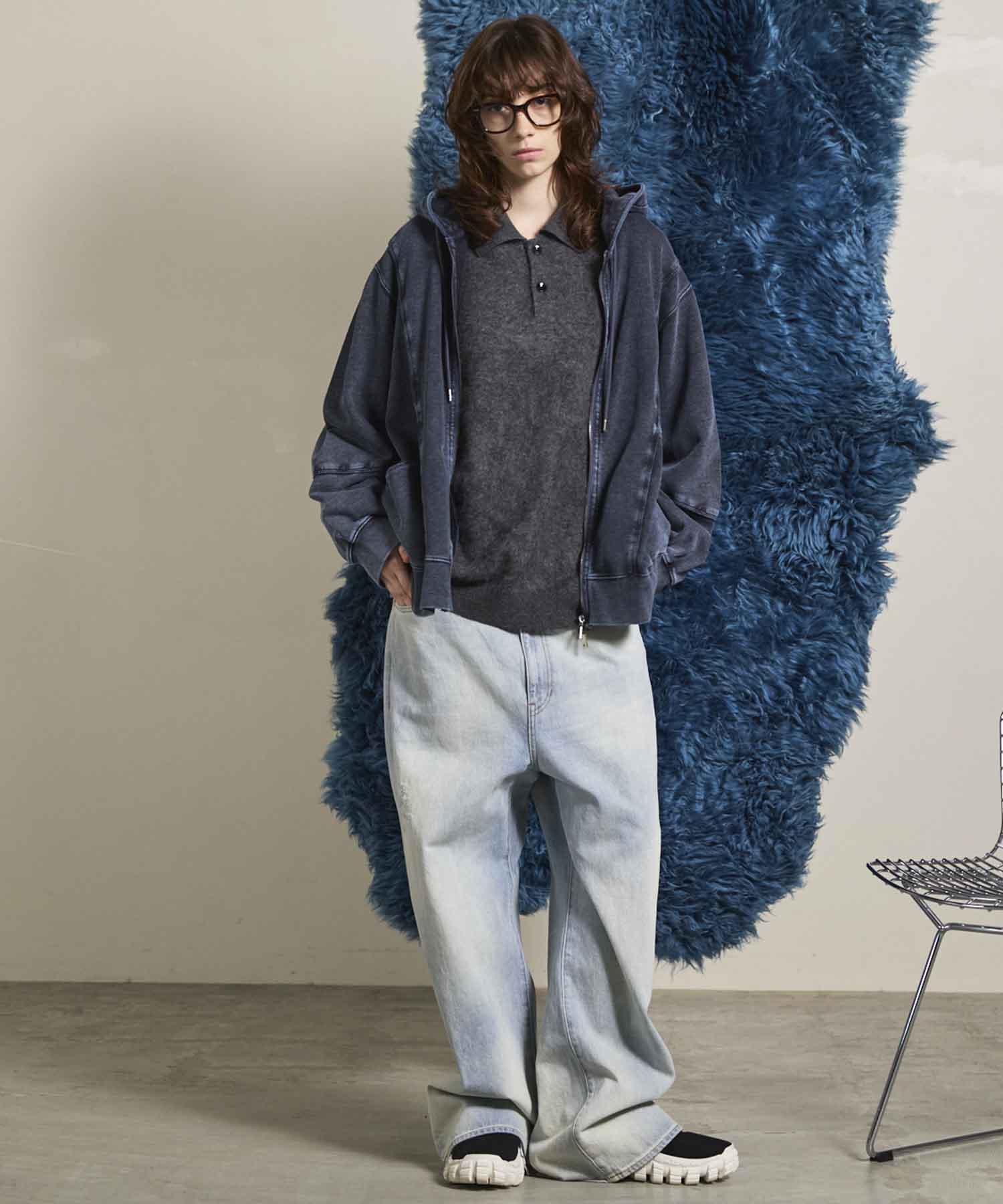 Gradation Short Length Prime-Over V-Neck Knit Pullover